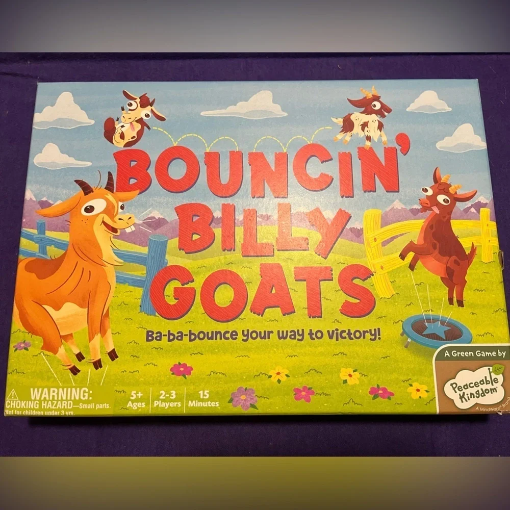 Kids board Game - Bouncin Billy Goats 5 years and up